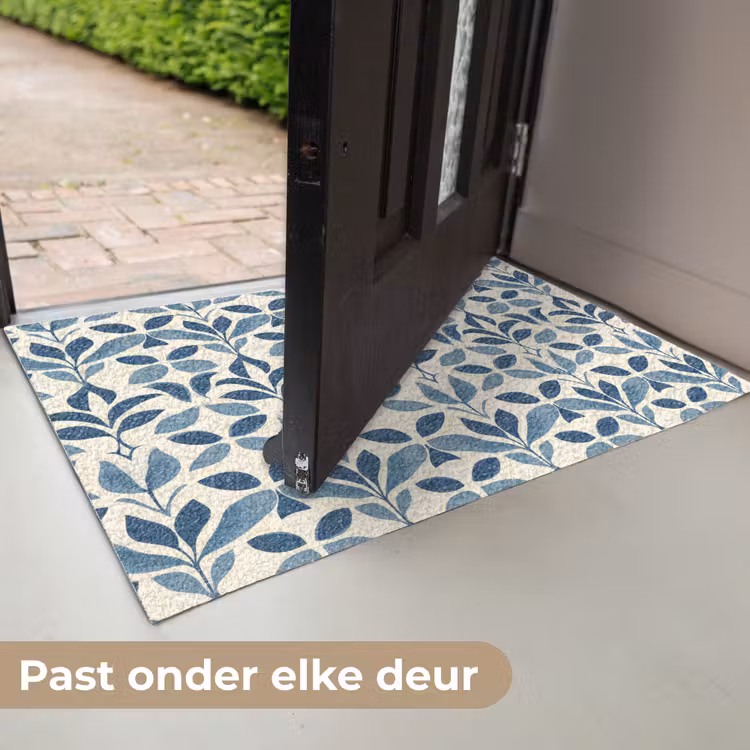 Deurmat - Flora - Modern - Blauw — 7