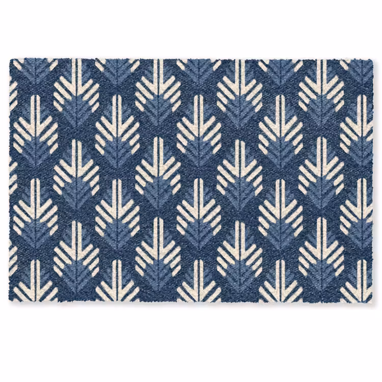 Deurmat - Modern - Patroon - Blauw — 1