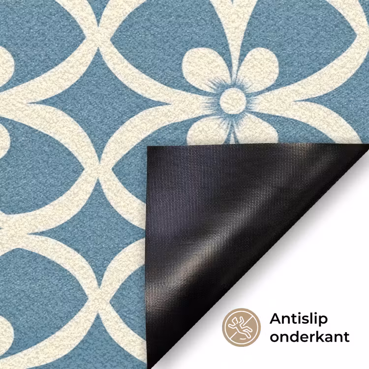 Deurmat - Patroon - Symmetrisch - Blauw — 6