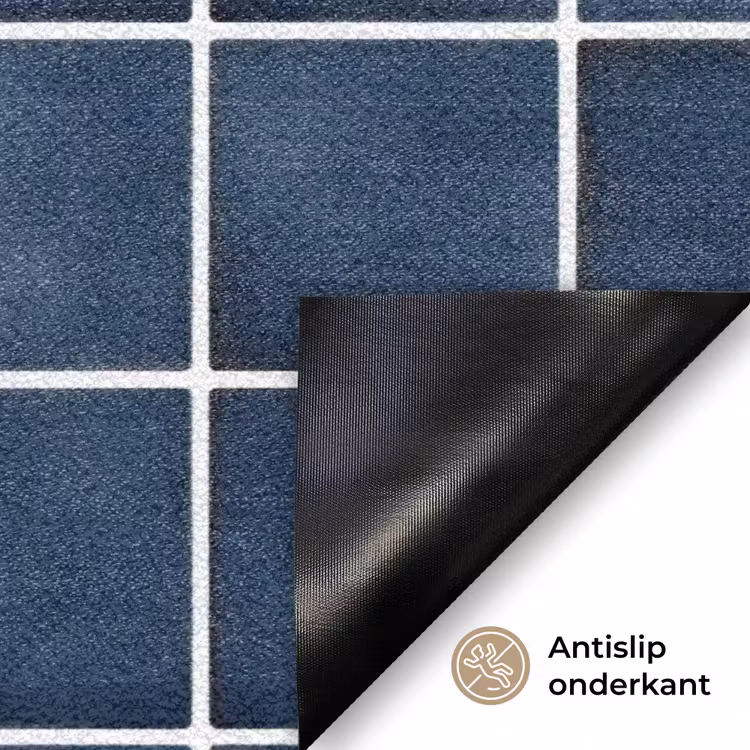 Deurmat - Tegel - Modern - Blauw — 6