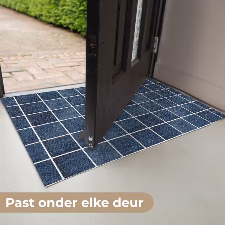 Deurmat - Tegel - Modern - Blauw — 7