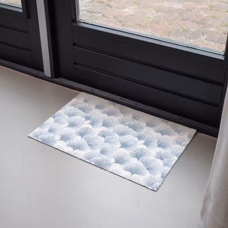 Deurmat - Waaier - Modern - Blauw — 2