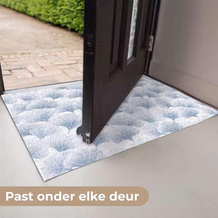 Deurmat - Waaier - Modern - Blauw — 7