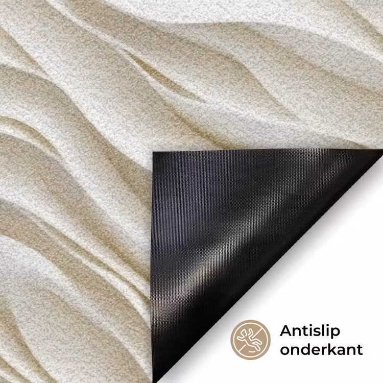 Deurmat - Golven - Wit - Minimalistisch — 6