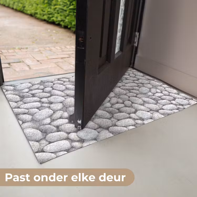 Deurmat - Steentjes - Grijs - Ovaal — 7