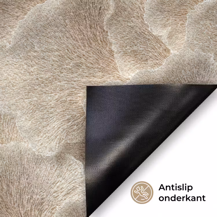 Deurmat - Waaierstructuren - Beige - Vezeltextuur — 6