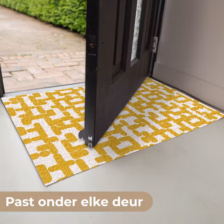 Deurmat - Geel - Beige - Patroon — 7