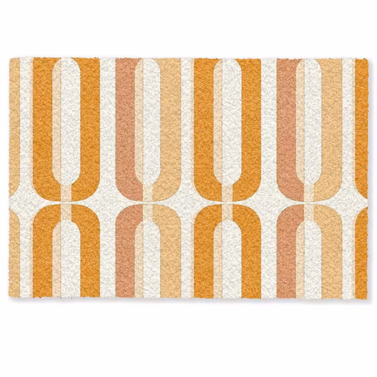 Deurmat - U-vorm - Retro - Oranje — 1