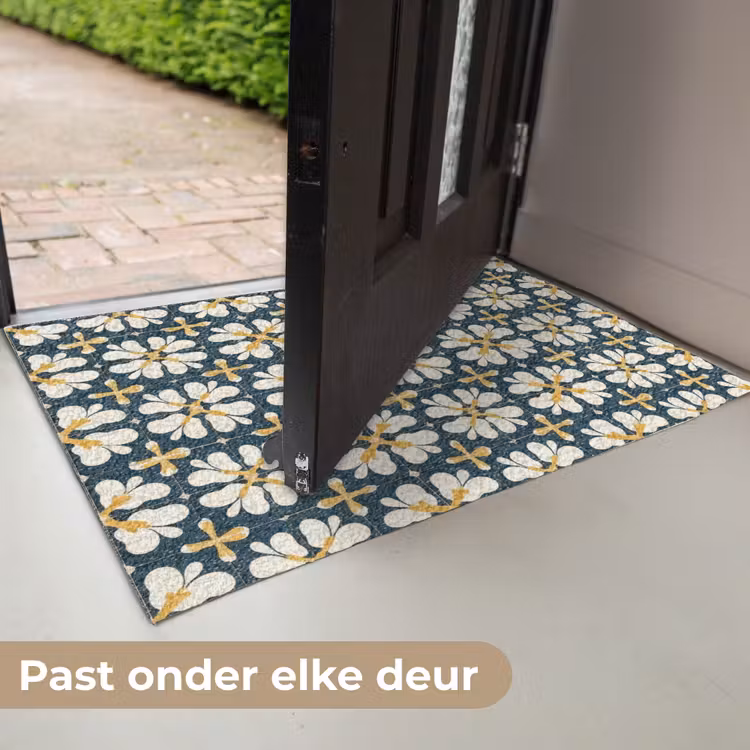 Deurmat - Motief - Tegel - Okergeel — 7