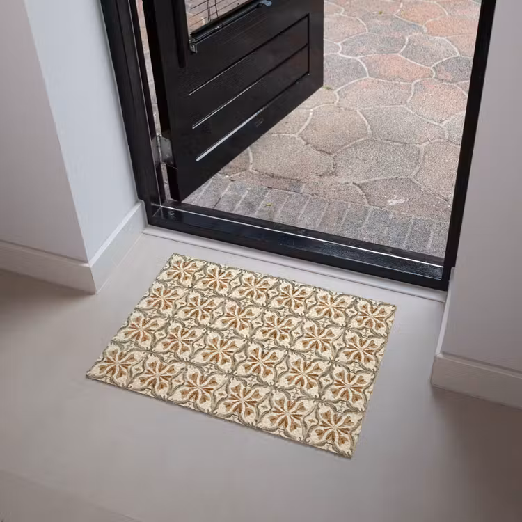Deurmat - Siertegel - Patroon - Bruin — 4