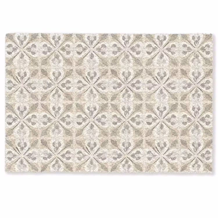 Deurmat - Tegel - Motief - Beige — 1