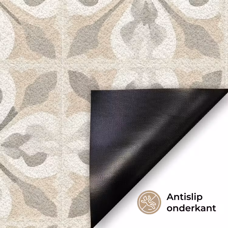 Deurmat - Tegel - Motief - Beige — 6