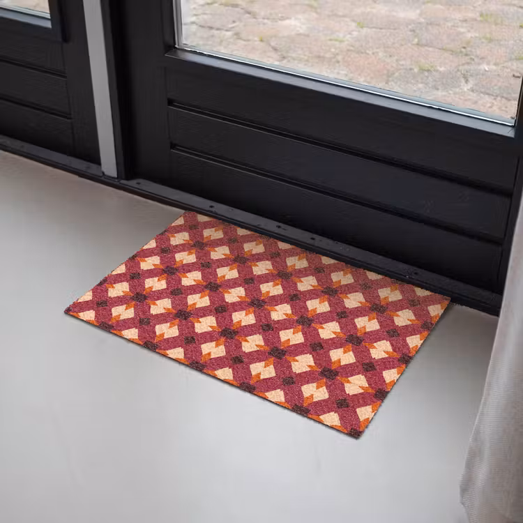 Deurmat - Retro - Patroon - Kleurrijk — 2
