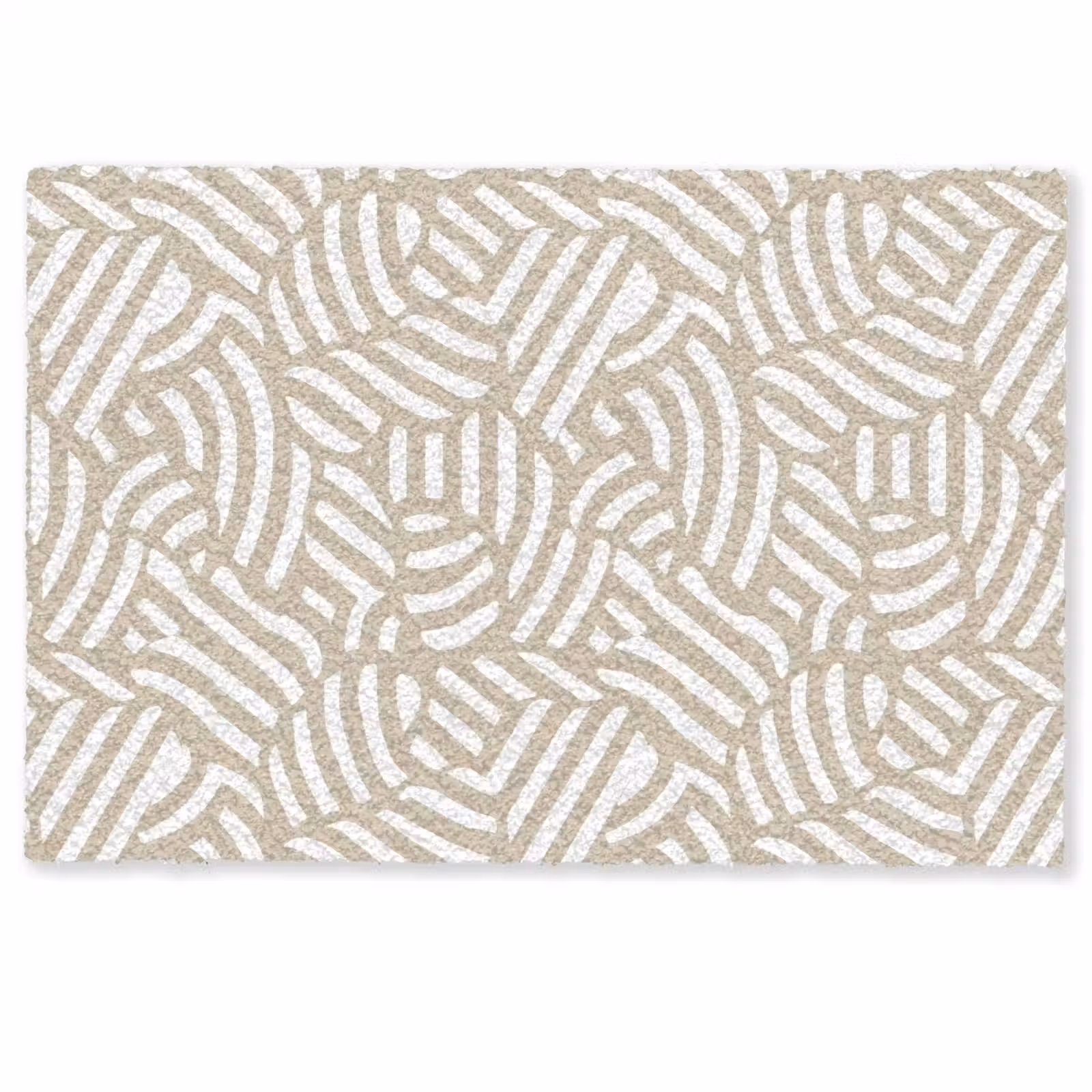 Deurmat - Abstract - Modern - Beige — 1