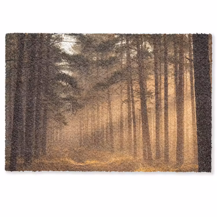 Deurmat - Bos - Mist - Zonlicht — 1