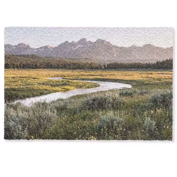 Deurmat - Berglandschap - Rivier - Bos — 1