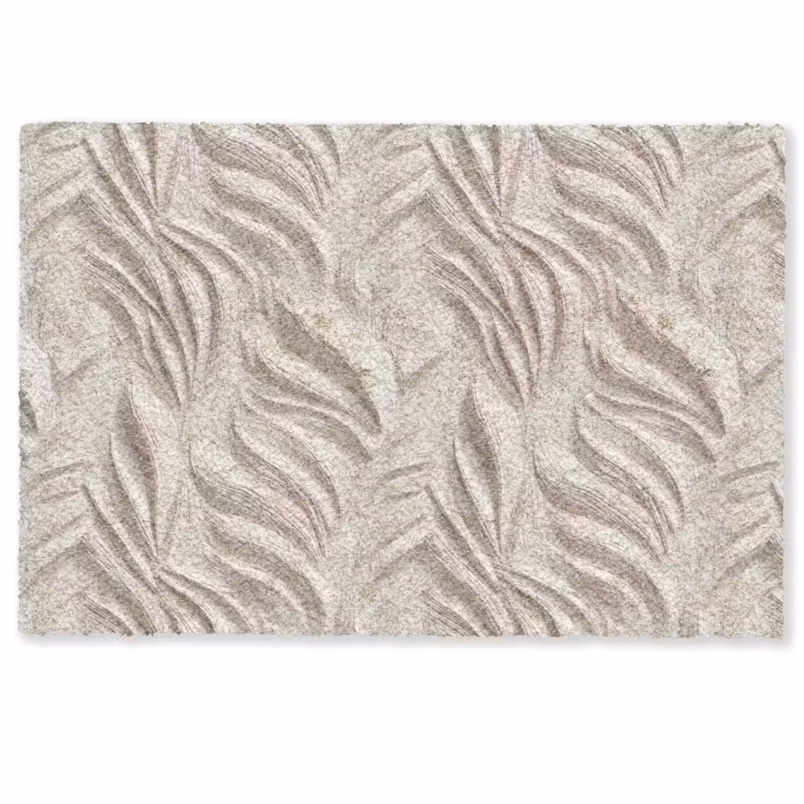 Deurmat - Textuur - Reliëf - Beige — 1