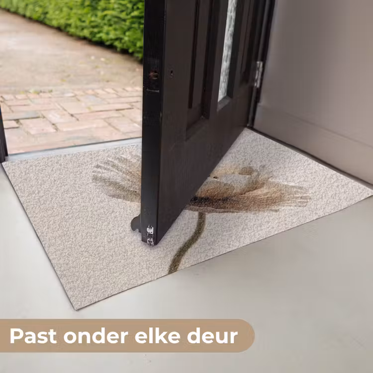 Deurmat - Bloem - Beige - Crème — 7