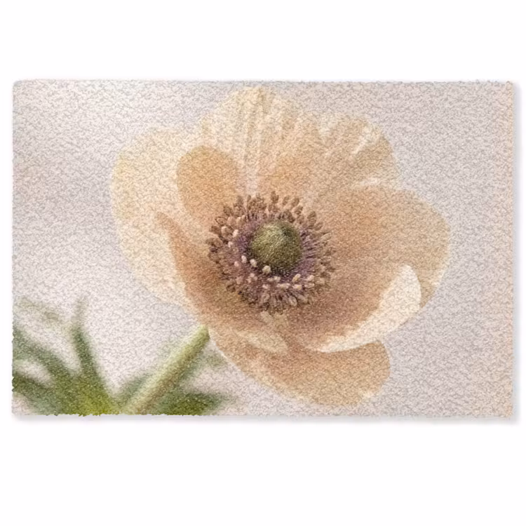 Deurmat - Bloem - Minimalistisch - Groen — 1