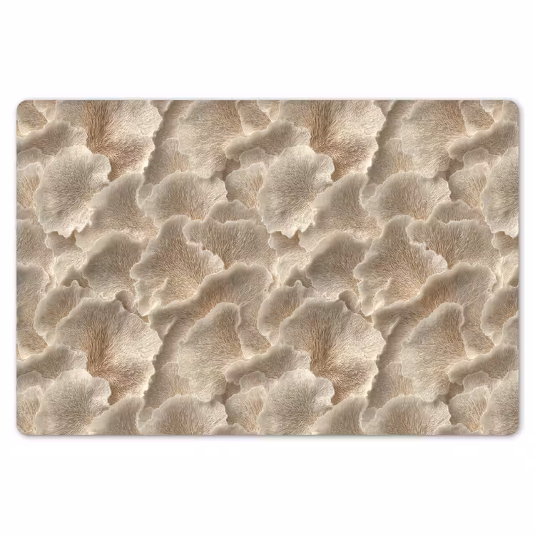 Placemat - 6 stuks - Waaierstructuren - Beige - Vezeltextuur — 7