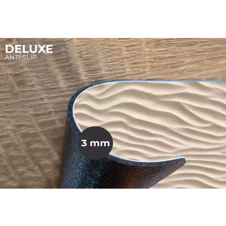 Placemat - 6 stuks - Zand - Golven - Beige — 4