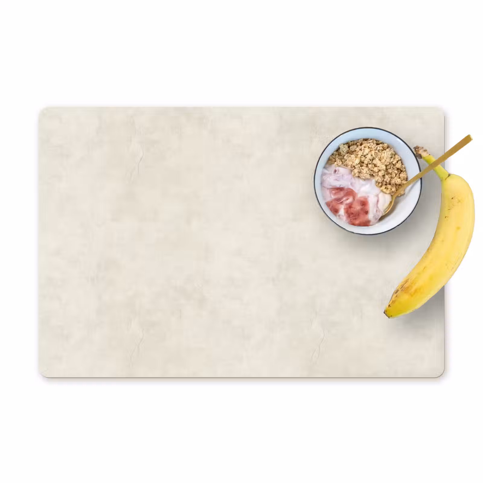 Placemat - 6 stuks - Crème - Egaal - Beton — 1