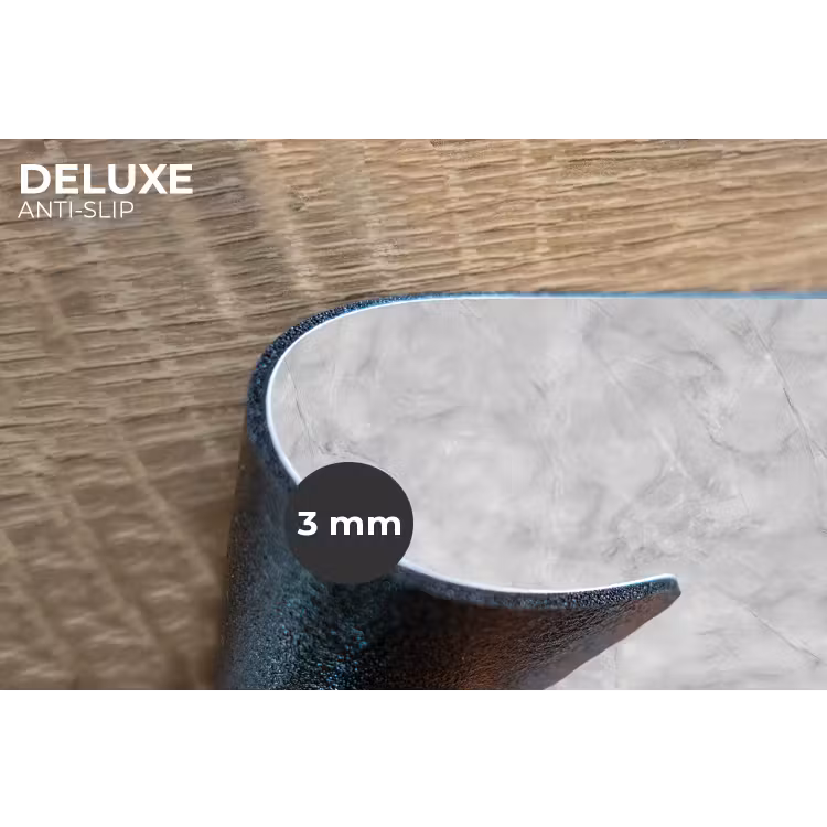 Placemat - 6 stuks - Grijs - Marmer - Mat — 4