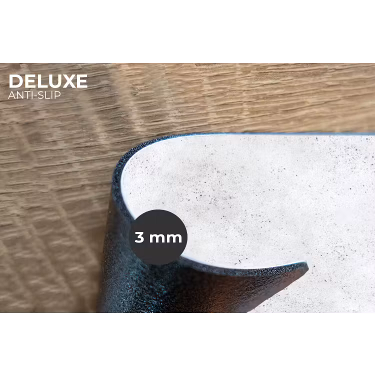 Placemat - 6 stuks - Lichtgrijs - Betonstructuur - Subtiel — 4