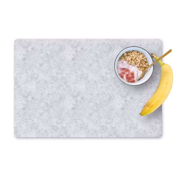 Placemat - 6 stuks - Grijs - Terrazzo-effect - Beton — 1