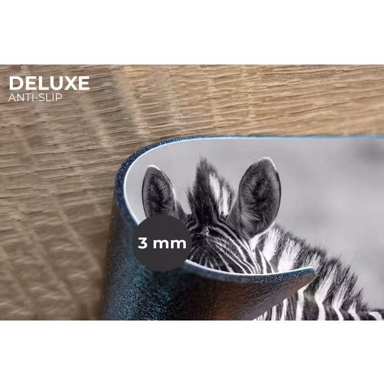 Placemat - 6 stuks - Zebra's - Zwart - Wit — 4