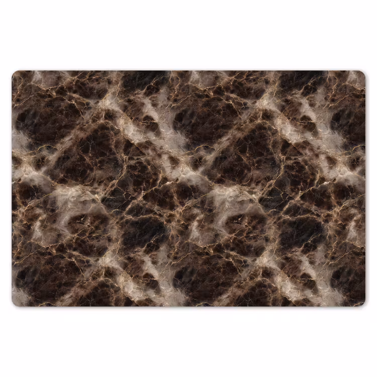 Placemat - 6 stuks - Bruin - Goud - Marmer — 7