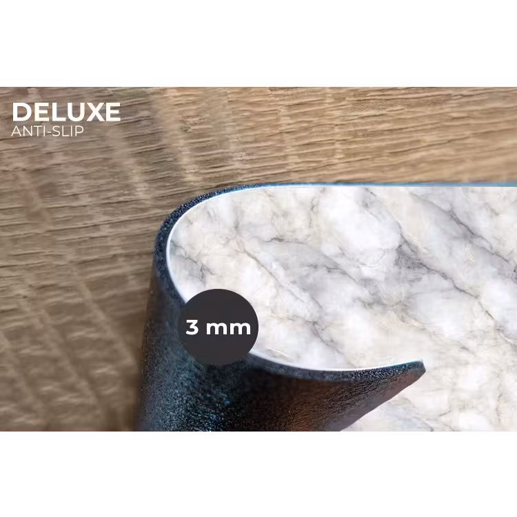 Placemat - 6 stuks - Grijs - Marmer - Gedetailleerd — 4