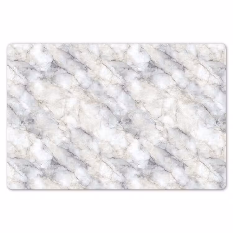Placemat - 6 stuks - Grijs - Marmer - Gedetailleerd — 7