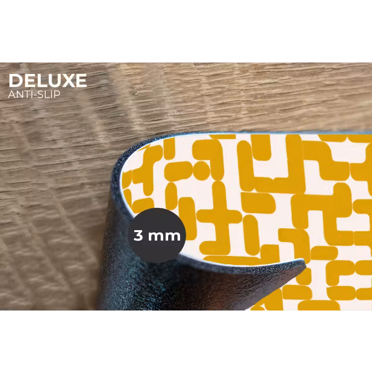 Placemat - 6 stuks - Geel - Beige - Patroon — 4