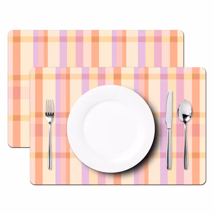 Placemat - 6 stuks - Pastel - uitpatroon - Geometrisch — 2