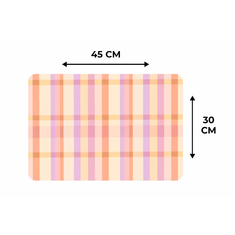 Placemat - 6 stuks - Pastel - uitpatroon - Geometrisch — 3