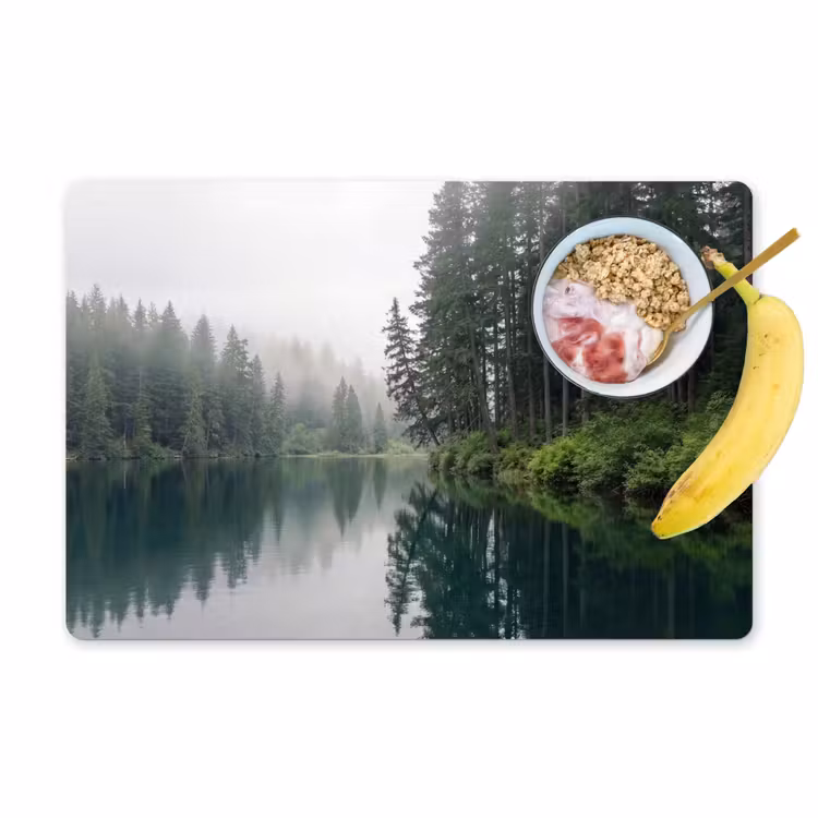Placemat - 6 stuks - Bergen - Meer - Bos — 1