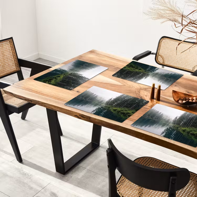 Placemat - 6 stuks - Bergen - Meer - Bos — 5