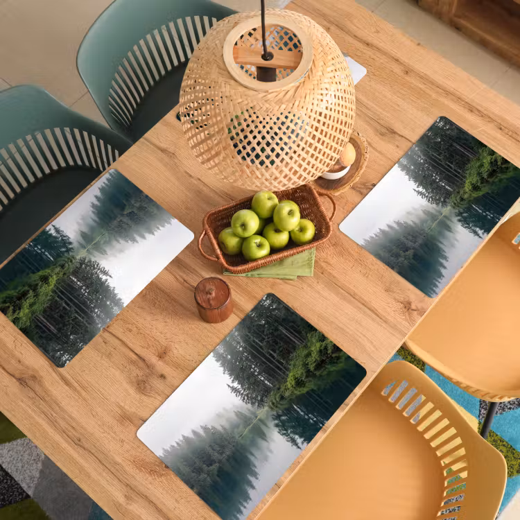 Placemat - 6 stuks - Bergen - Meer - Bos — 6