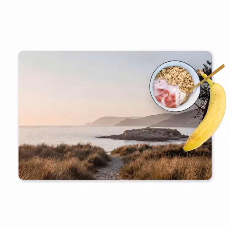 Placemat - 6 stuks - Landschap - Kust - Duinen — 1