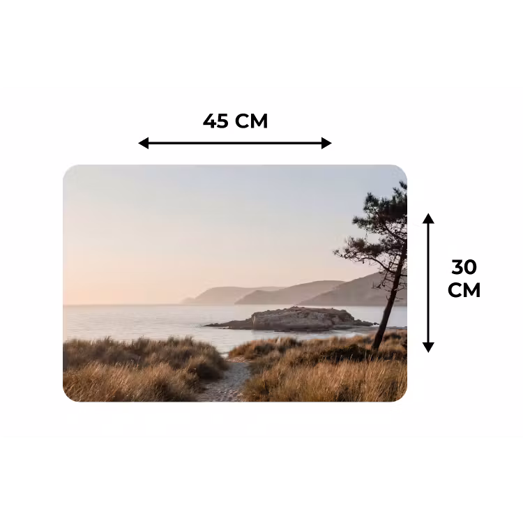 Placemat - 6 stuks - Landschap - Kust - Duinen — 3
