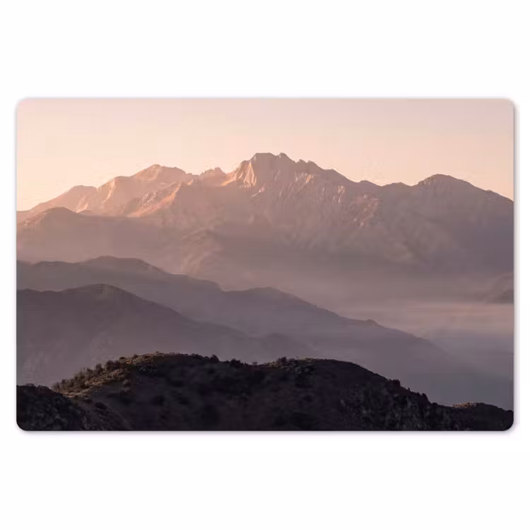 Placemat - 6 stuks - Panorama - Landschap - Bergen — 7