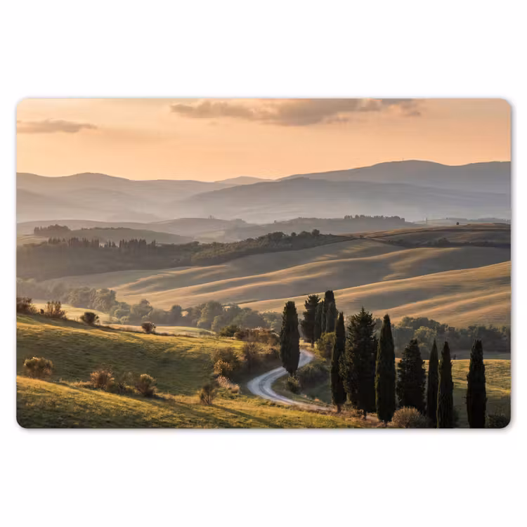 Placemat - 6 stuks - Toscaans - Landschap - Heuvels — 7