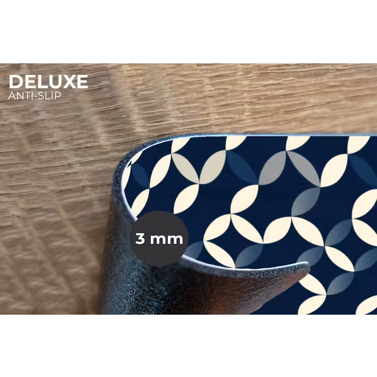 Placemat - 6 stuks - Abstract - Patroon - Blauw — 4