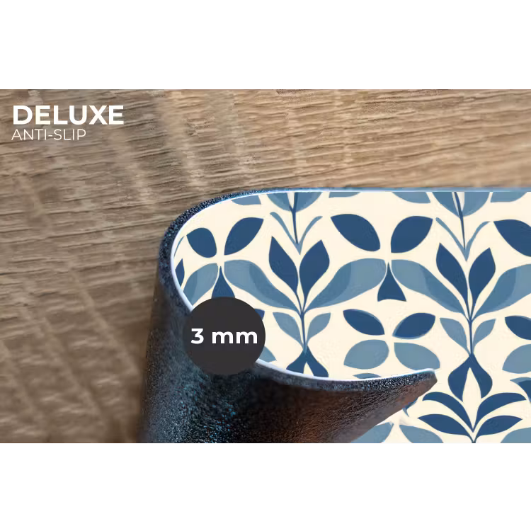 Placemat - 6 stuks - Flora - Modern - Blauw — 4