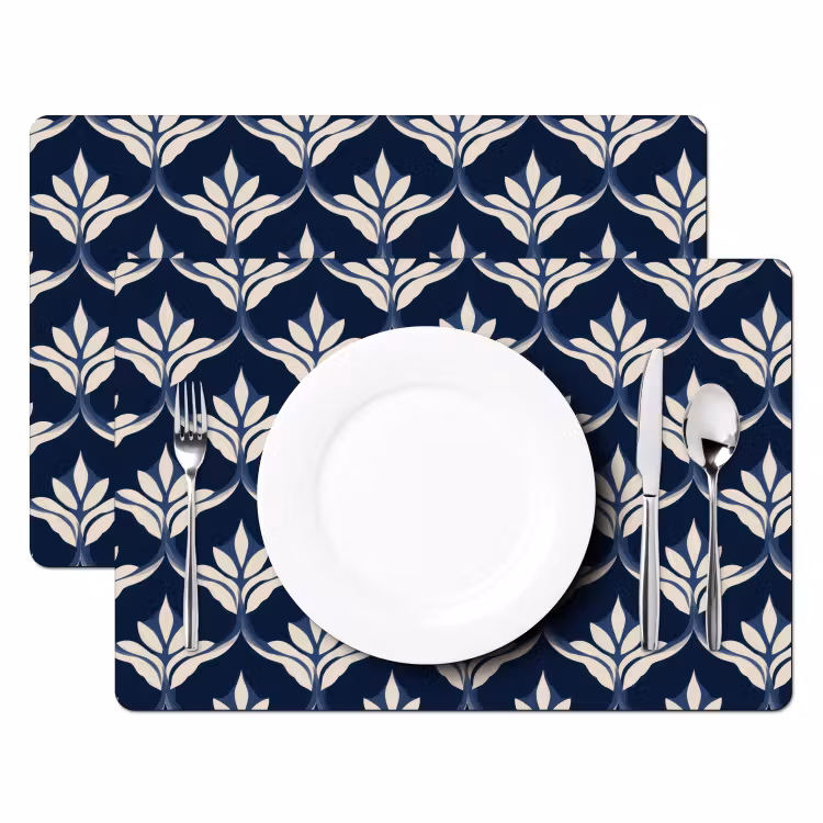 Placemat - 6 stuks - Modern - Ontwerp - Blauw — 2