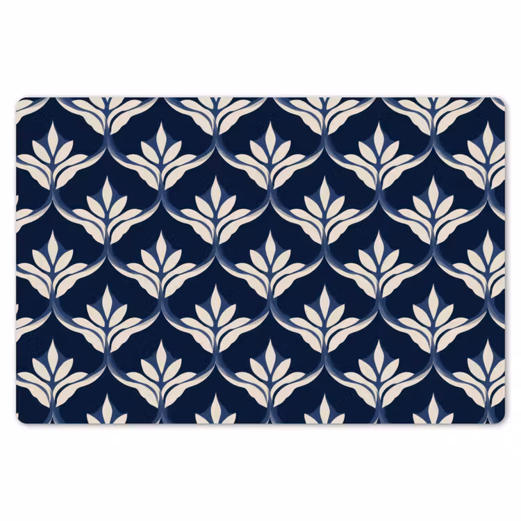 Placemat - 6 stuks - Modern - Ontwerp - Blauw — 7