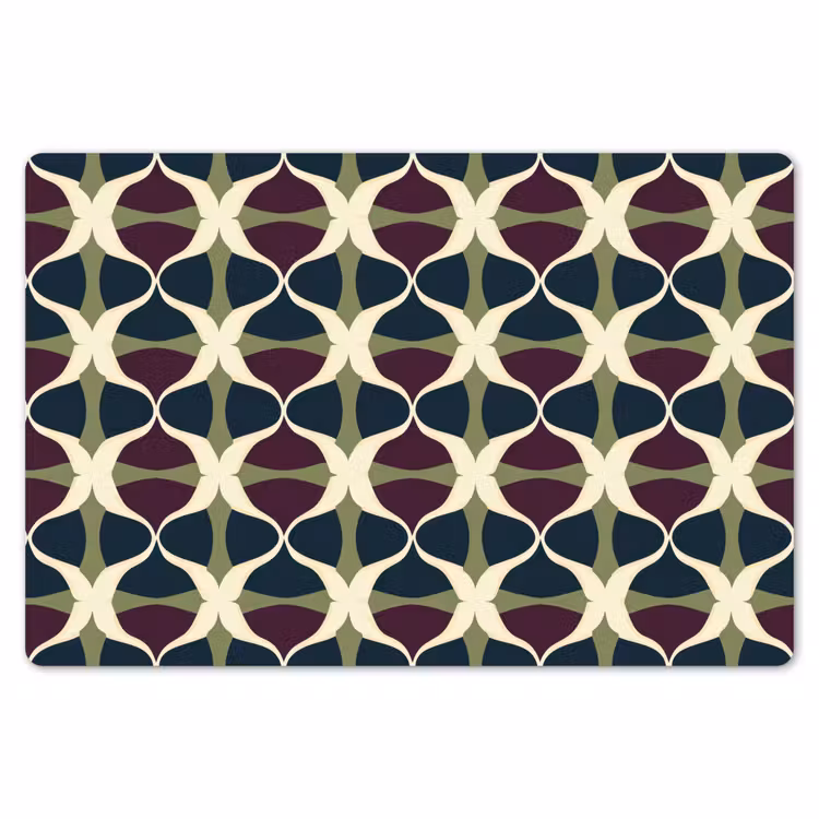 Placemat - 6 stuks - Abstract - Retro - Kleurrijk — 7