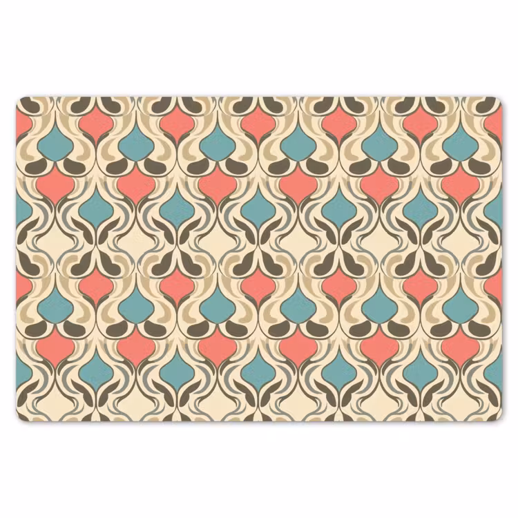 Placemat - 6 stuks - Barok - Retro - Kleurrijk — 7