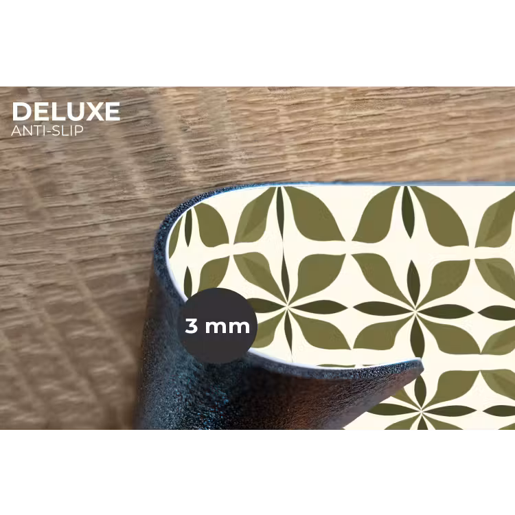 Placemat - 6 stuks - Botanisch - Retro - Groen — 4
